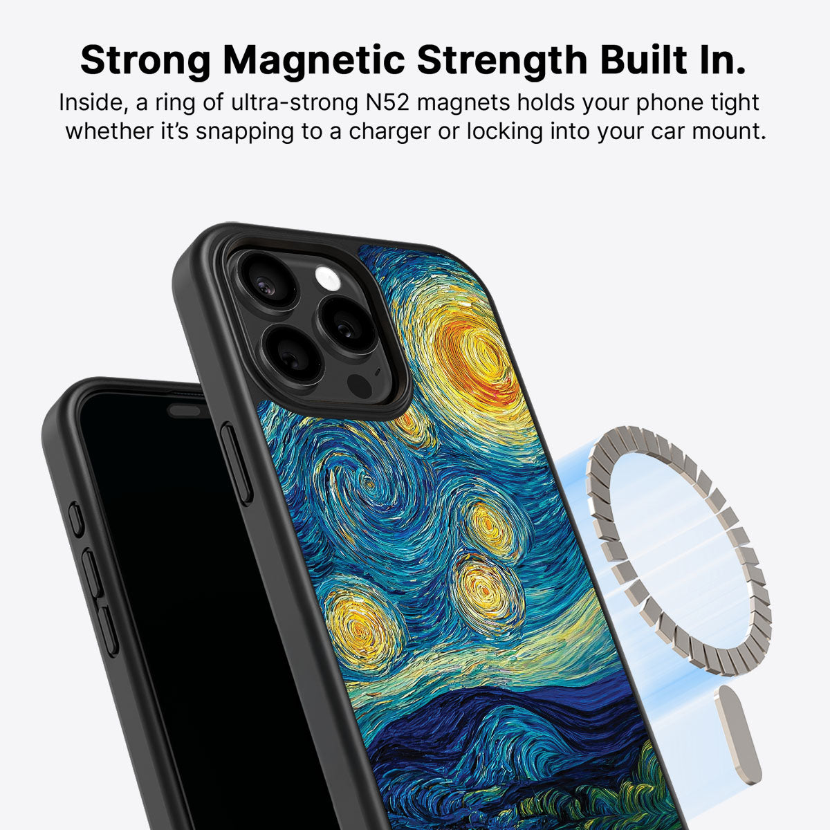 Astral Waves - iPhone 15 Pro Case #case type_core (magsafe)