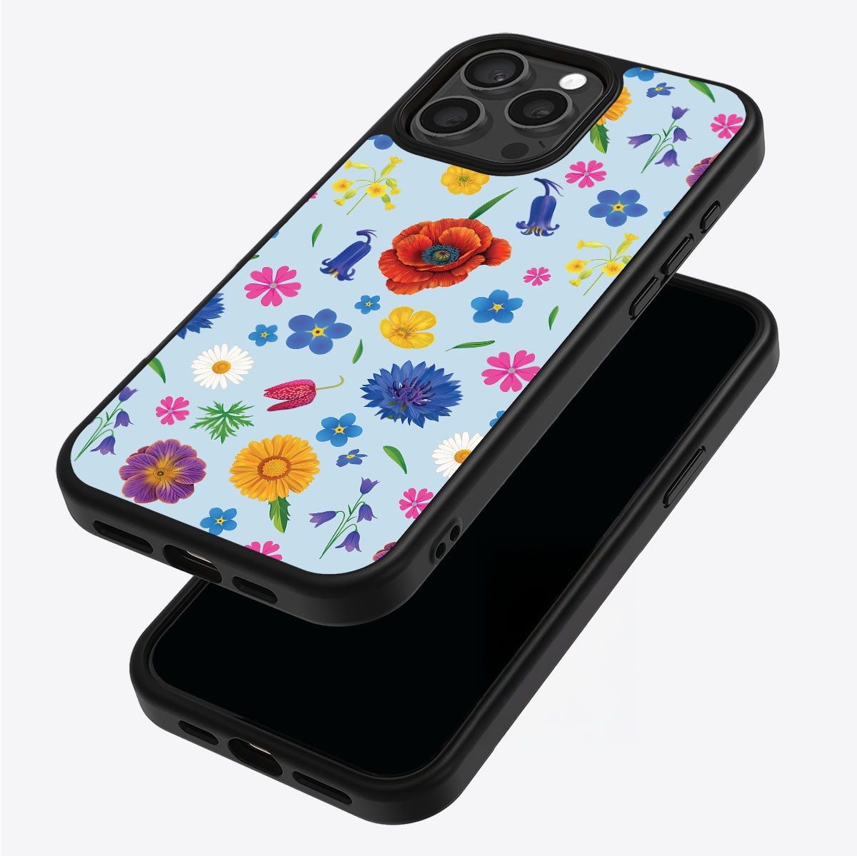 British Wildflowers - iPhone 15 Pro Case #case type_core (magsafe), #case type_core (non magsafe)