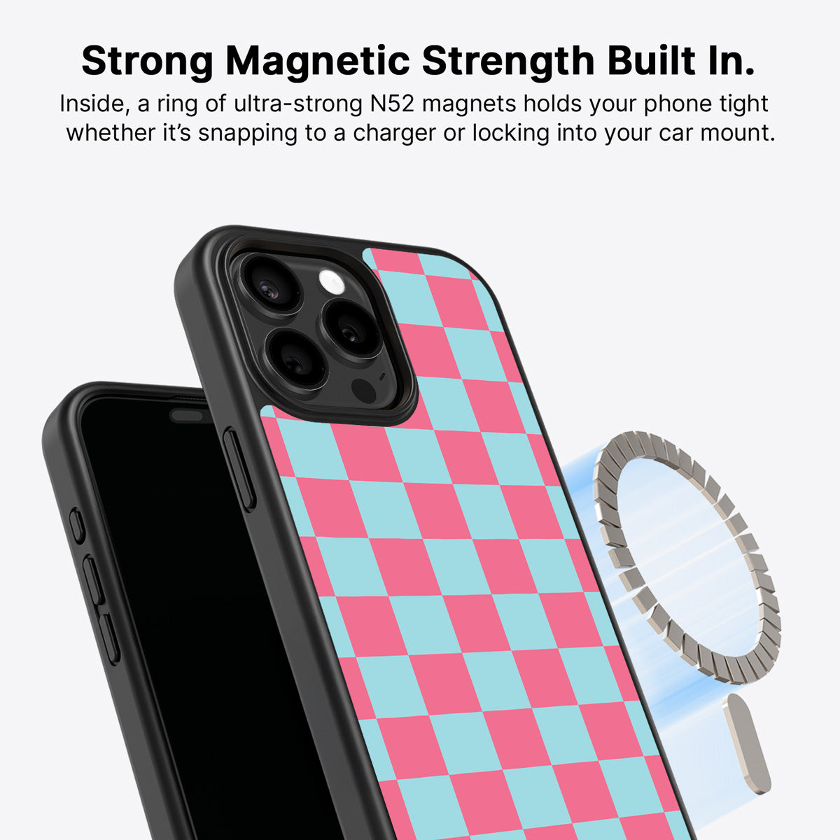 iPhone 15 Pro Case with MagSafe – Candy Floss