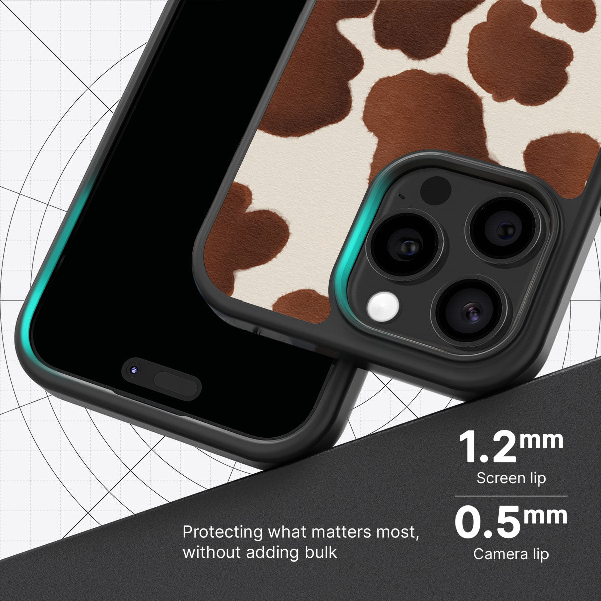 Cocoa Cow - iPhone 15 Pro Case #case type_core (magsafe), #case type_core (non magsafe)