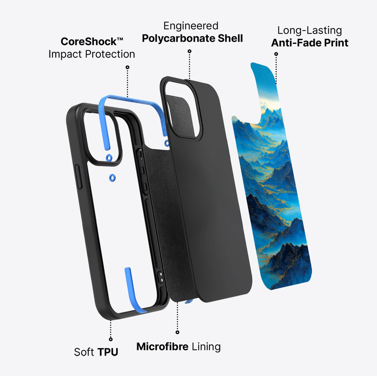 Ethereal Dawn - iPhone 15 Pro Case #case type_core (non magsafe)