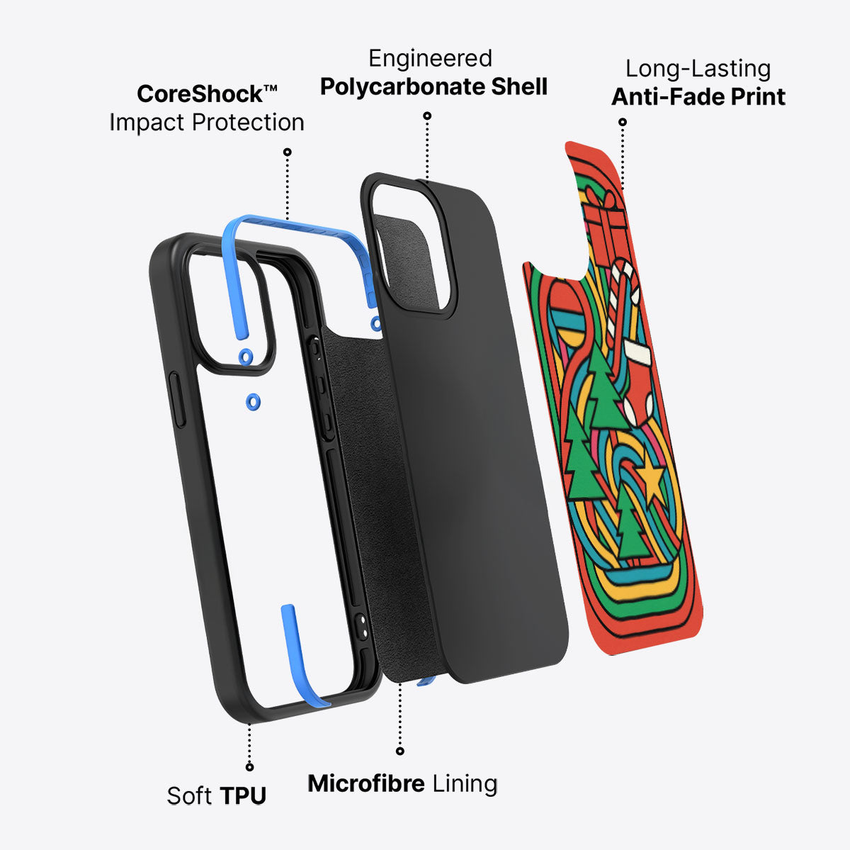 Feeling Festive - iPhone 15 Pro Case #case type_core (non magsafe)