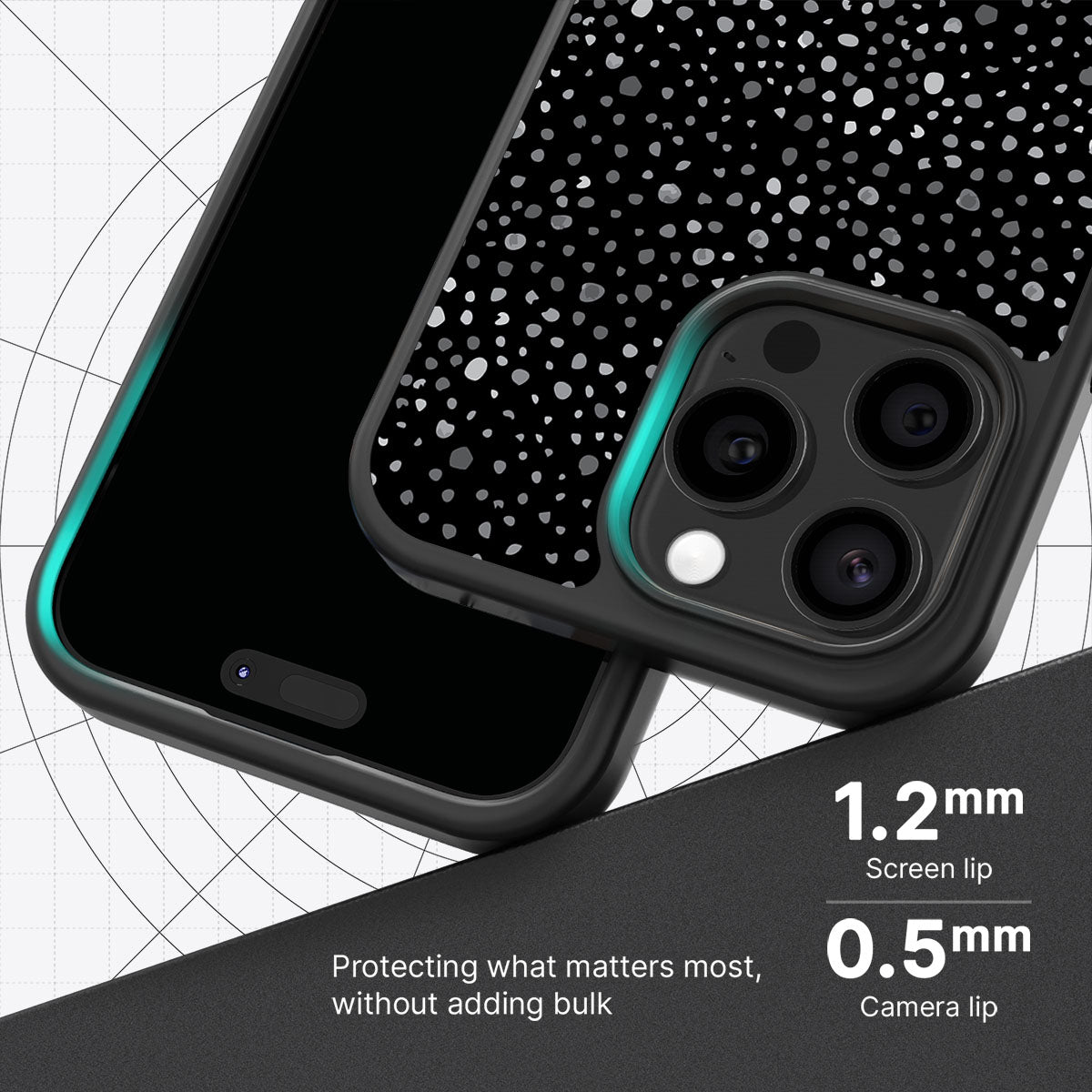 Graphite - iPhone 15 Pro Case #case type_core (magsafe), #case type_core (non magsafe)