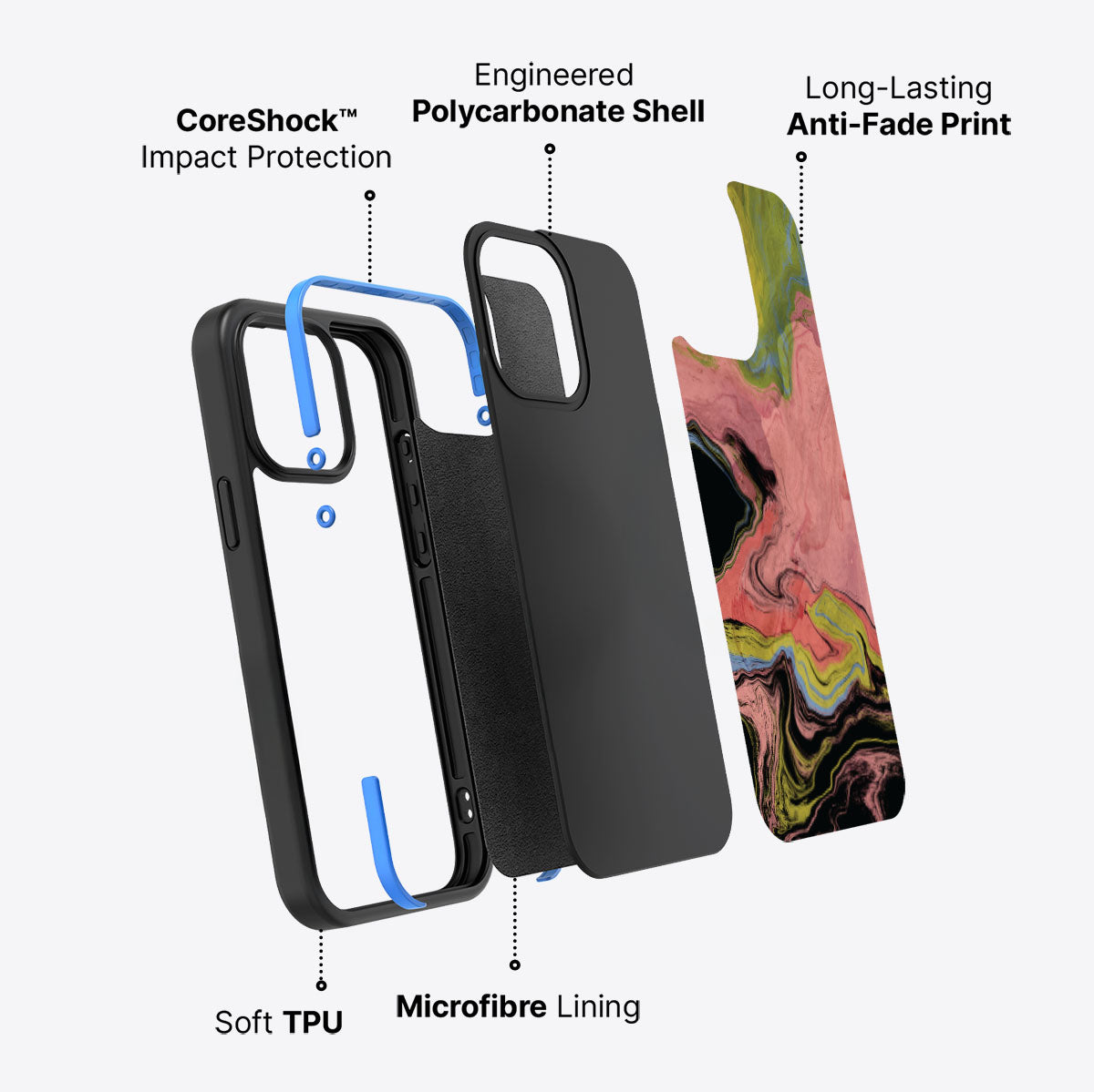 Melting Icecream - iPhone 15 Pro Case, #case type_core (non magsafe)