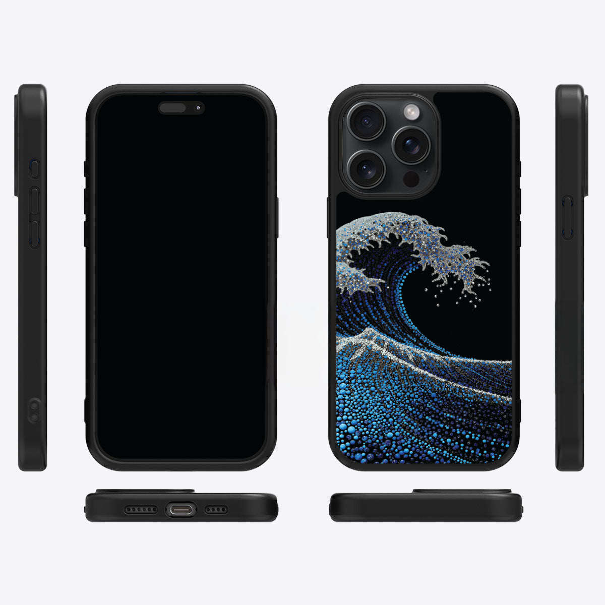 iPhone 15 Pro Case with MagSafe – Midnight Tide