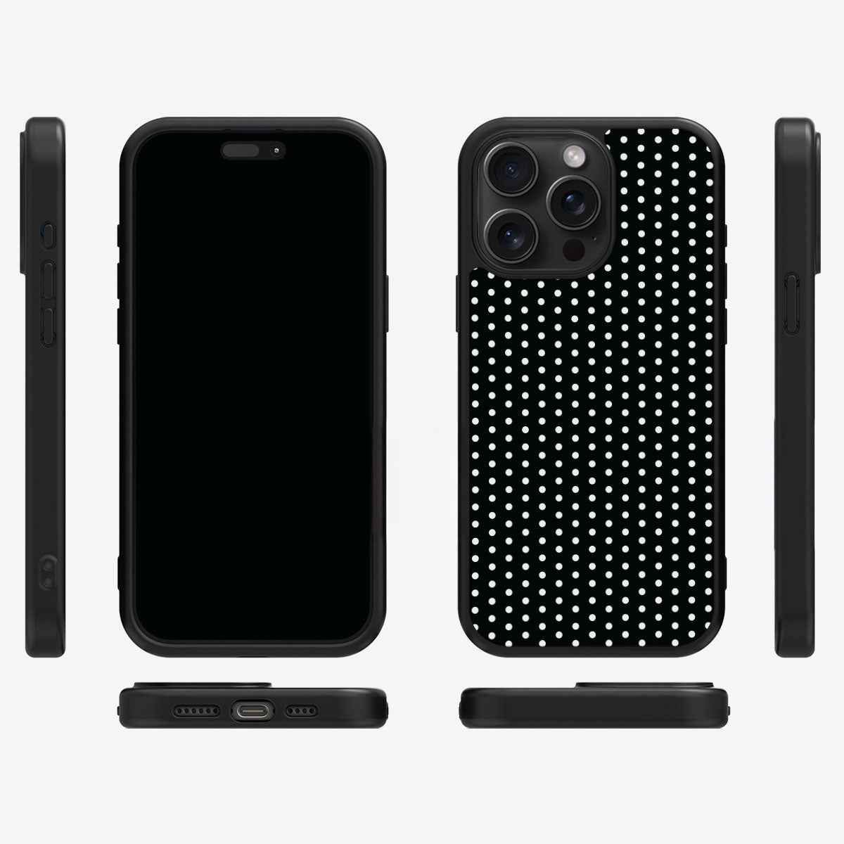 Noir Mesh - iPhone 15 Pro Case #case type_core (magsafe), #case type_core (non magsafe)