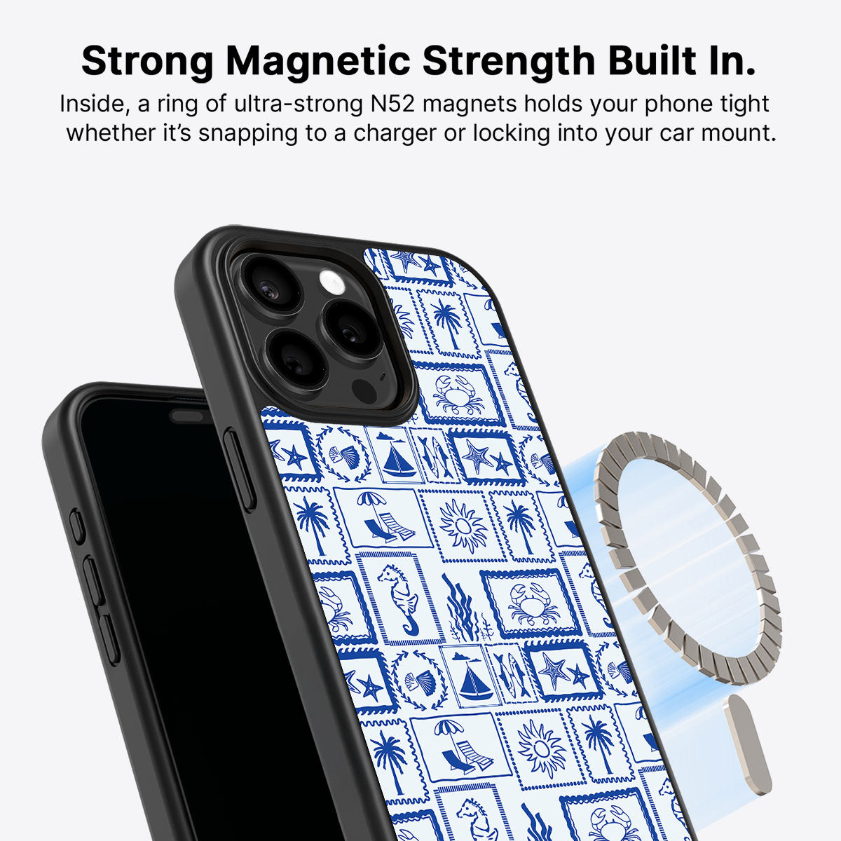 Seaside Sketches - iPhone 15 Pro Case