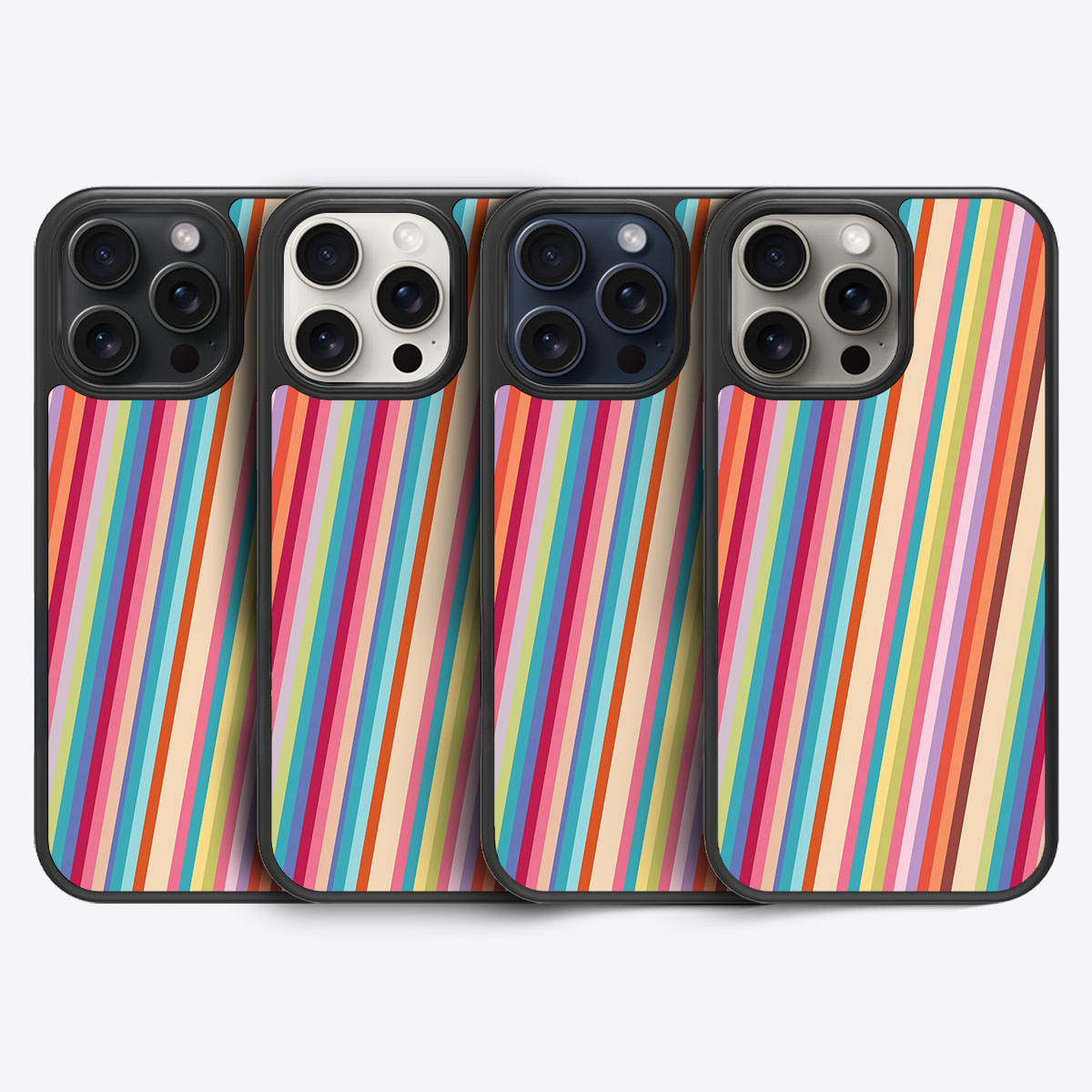 Candy Stripe - iPhone 15 Pro Max Case #case type_core (magsafe), #case type_core (non magsafe)