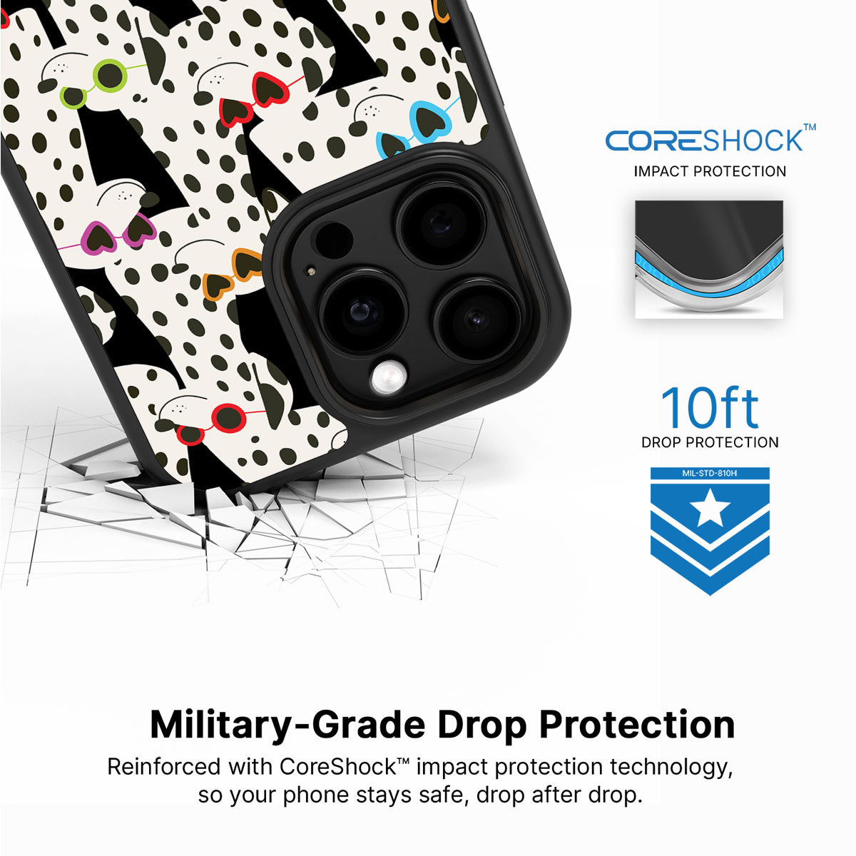 Dalmatian Dog - iPhone 15 Pro Max Case, #case type_core (magsafe), #case type_core (non magsafe)