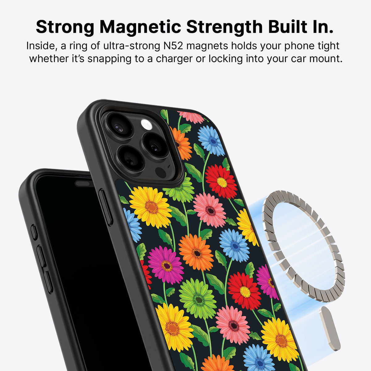 Gerbera Bloom - iPhone 15 Pro Max Case