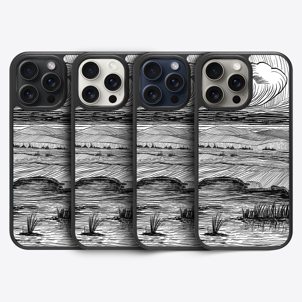 Linear Landscape - iPhone 15 Pro Max Case