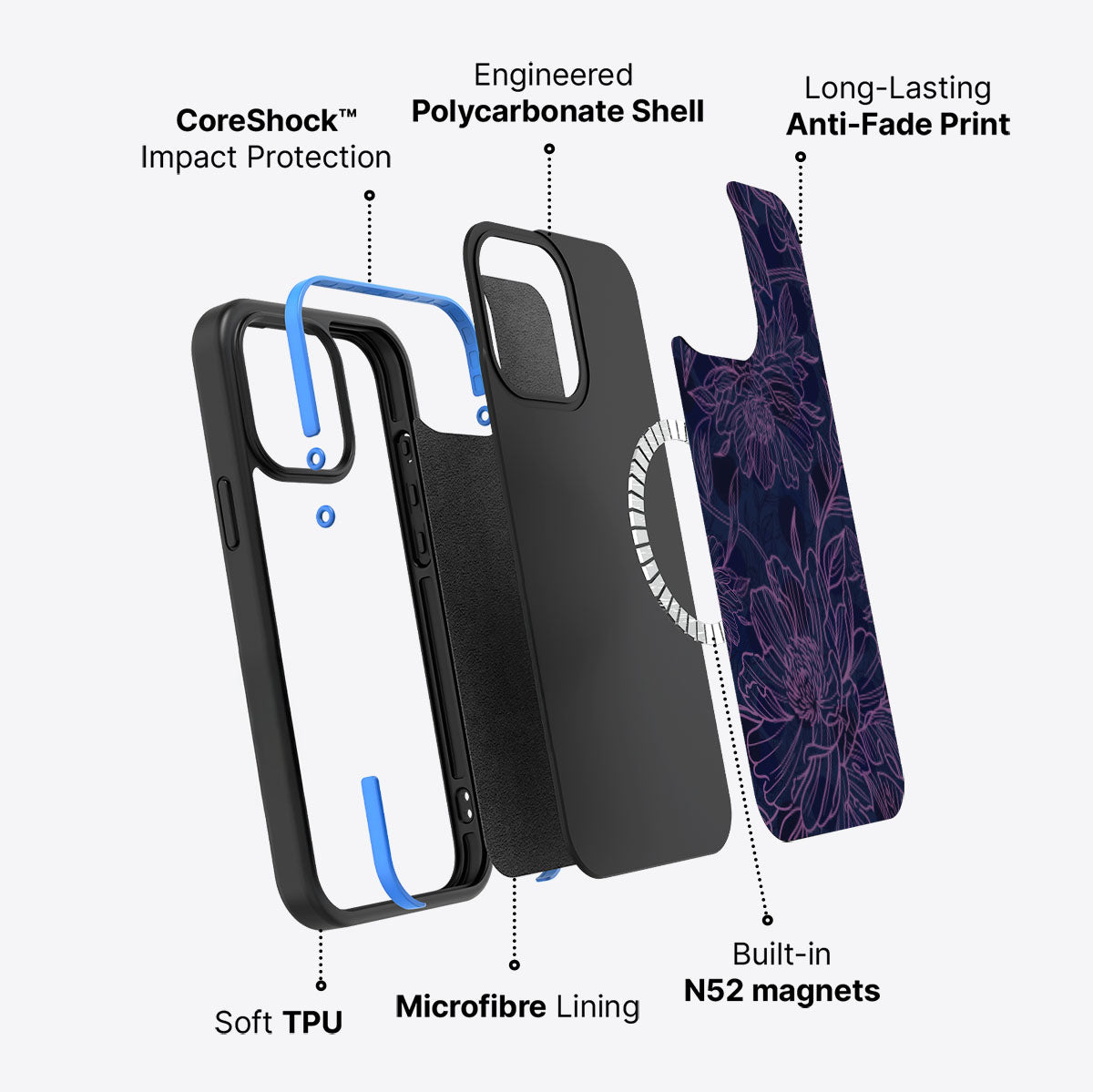 Luminous Blooms - iPhone 15 Pro Max Case