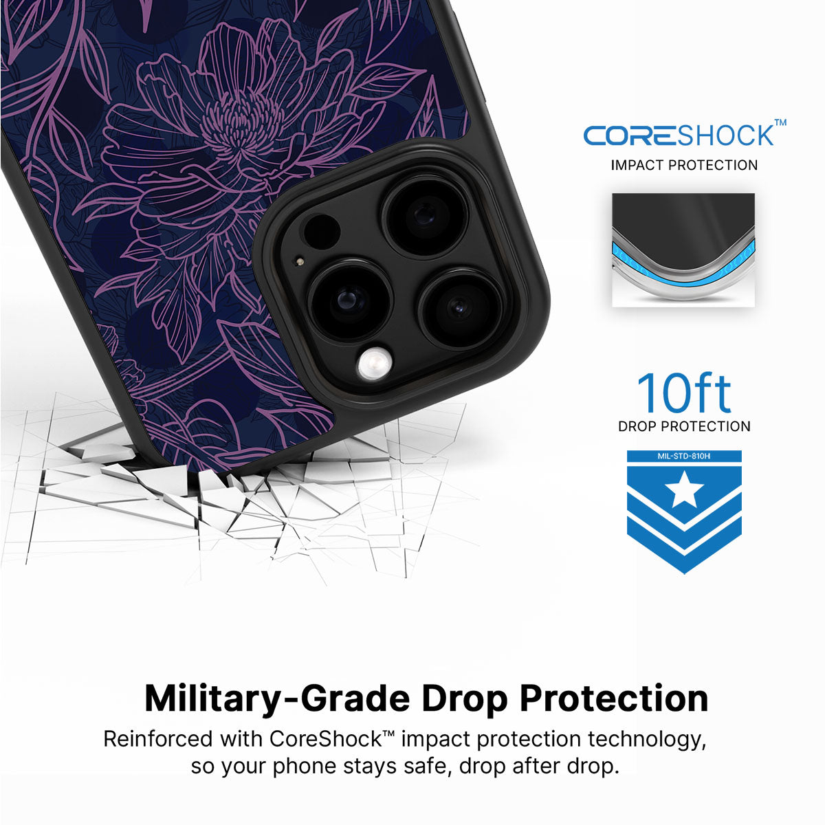 Luminous Blooms - iPhone 15 Pro Max Case