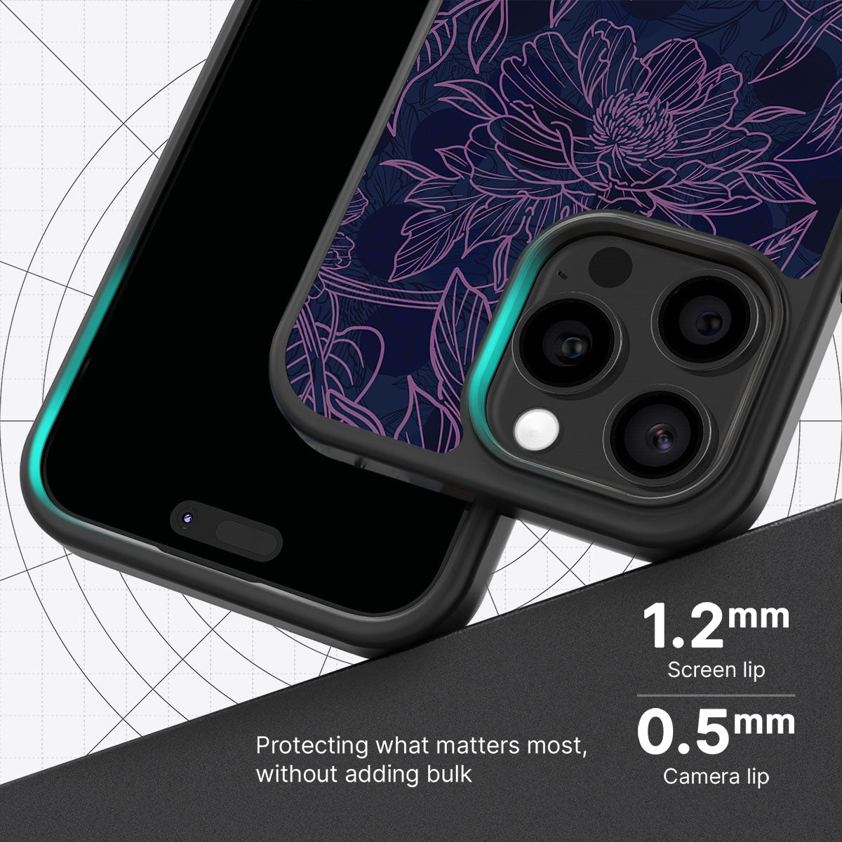 Luminous Blooms - iPhone 15 Pro Max Case