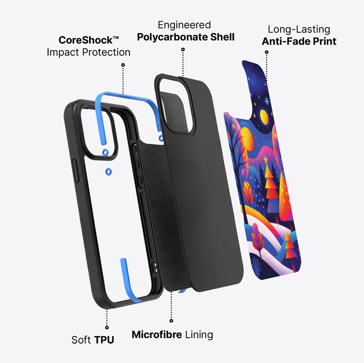 Luminous Joy - iPhone 15 Pro Max Case #case type_core (non magsafe)