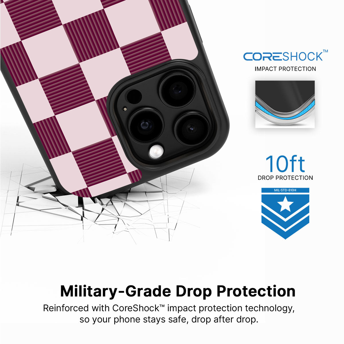 Majestic Mosaic - iPhone 15 Pro Max Case #case type_core (magsafe), #case type_core (non magsafe)