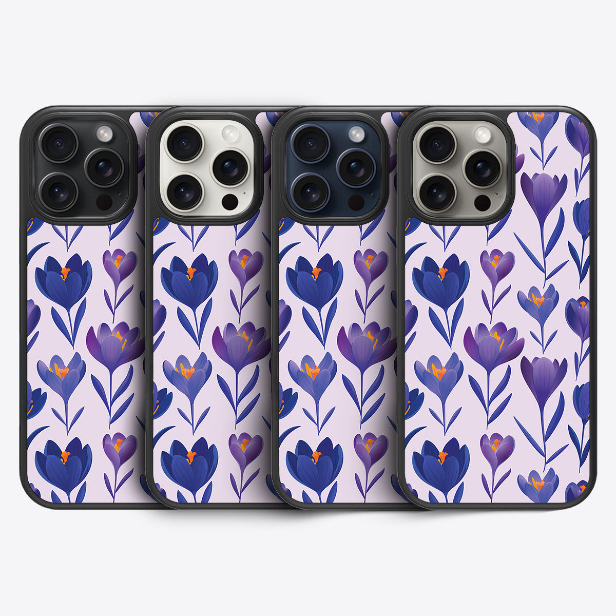 Midnight Crocus - iPhone 15 Pro Max Case #case type_core (magsafe), #case type_core (non magsafe)