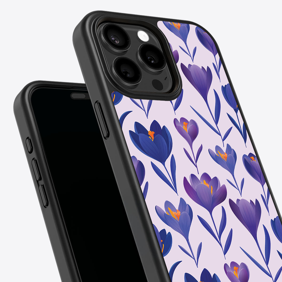 Midnight Crocus - iPhone 15 Pro Max Case #case type_core (non magsafe)