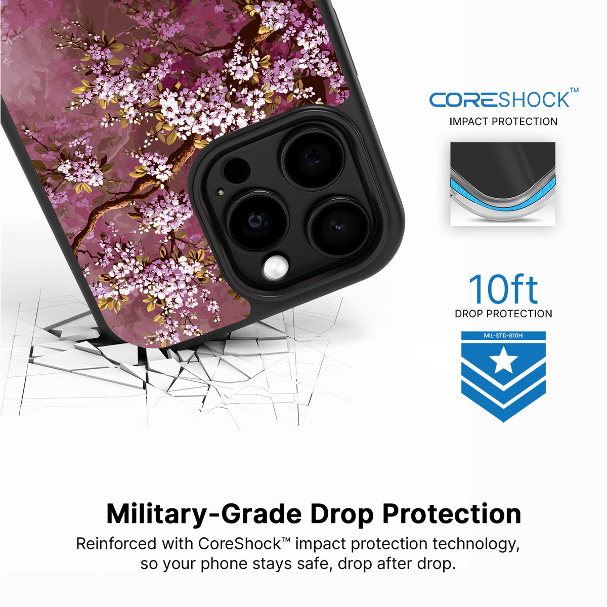 Rose Whisper - iPhone 15 Pro Max Case #case type_core (magsafe), #case type_core (non magsafe)