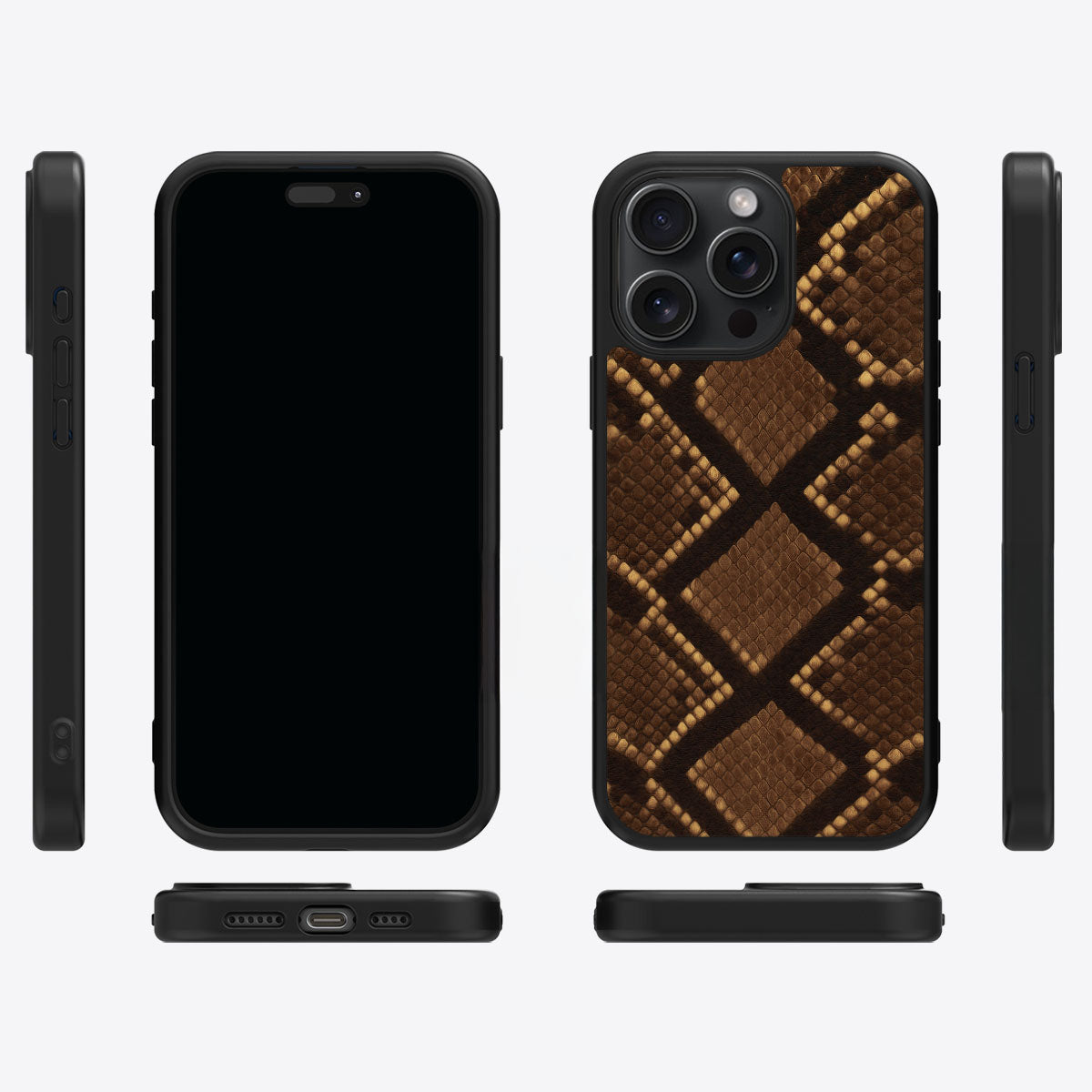 Sepia Snake - iPhone 15 Pro Max Case #case type_core (magsafe), #case type_core (non magsafe)