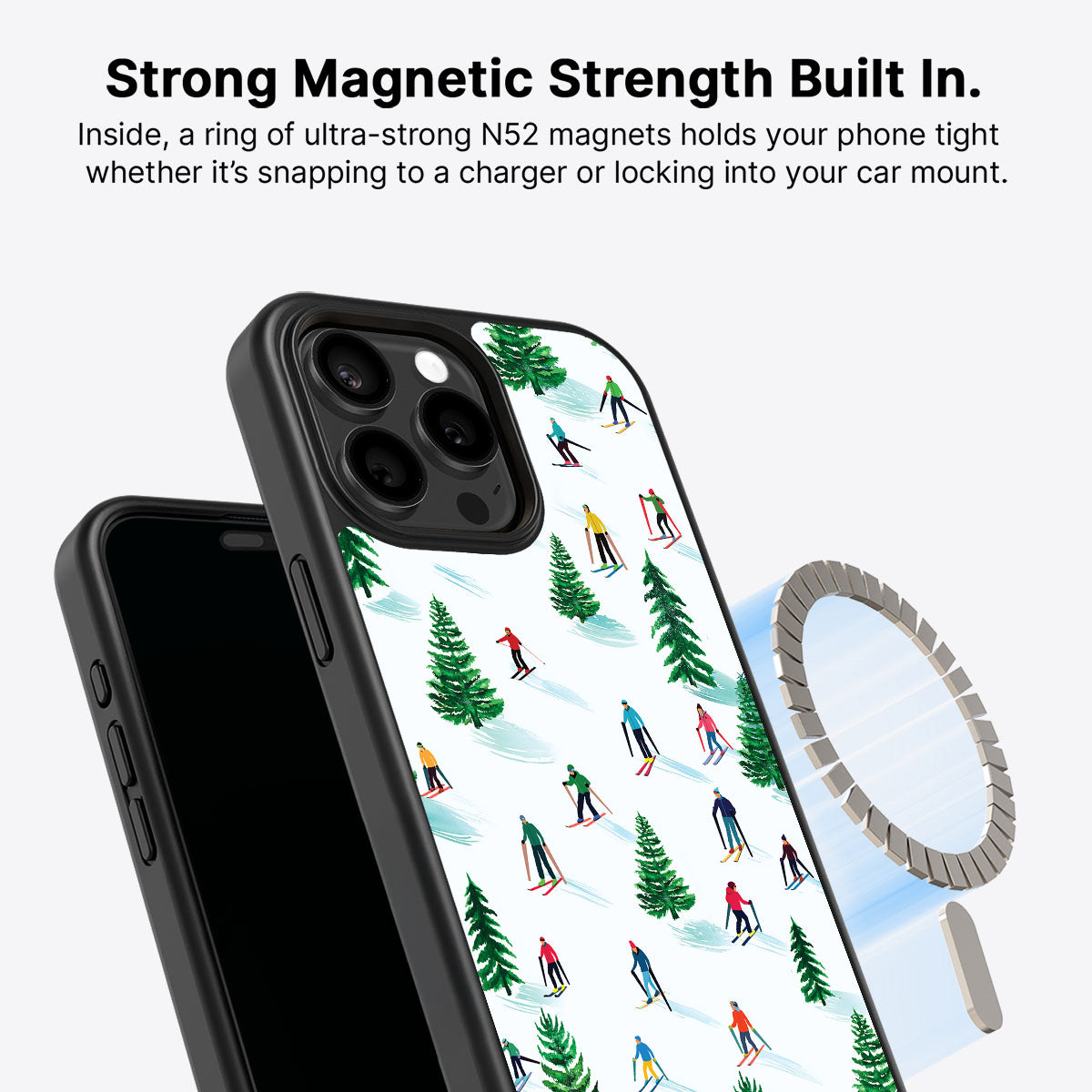 Ski Club - iPhone 15 Pro Max Case #case type_core (magsafe)