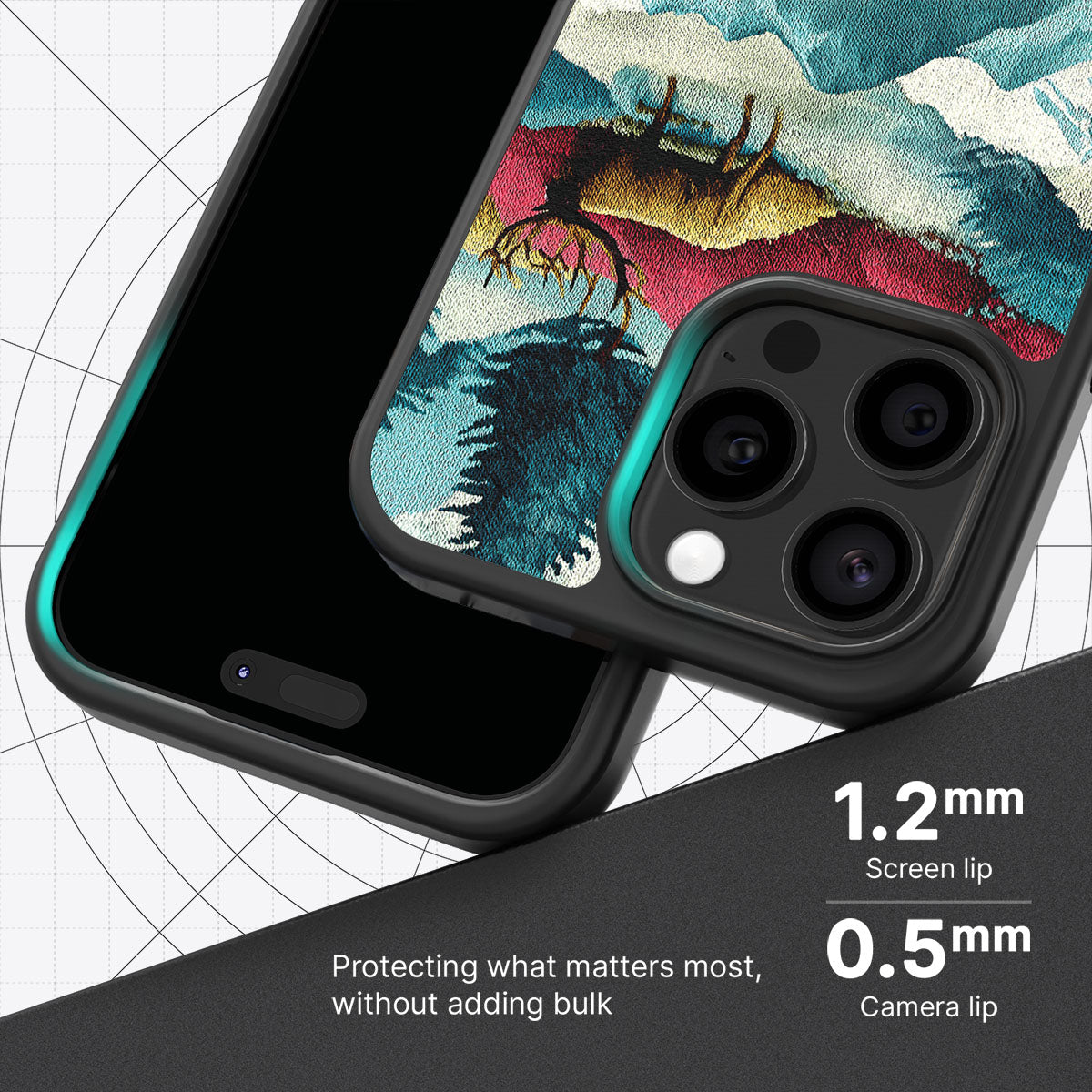 Winter Impressions - iPhone 15 Pro Max Case #case type_core (magsafe), #case type_core (non magsafe)