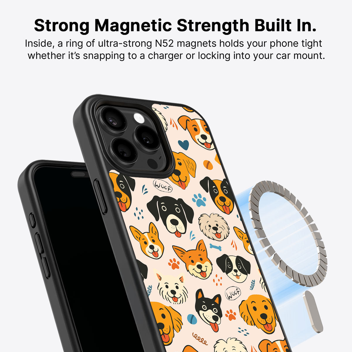 Woof Squad - iPhone 15 Pro Max Case, #case type_core (magsafe)