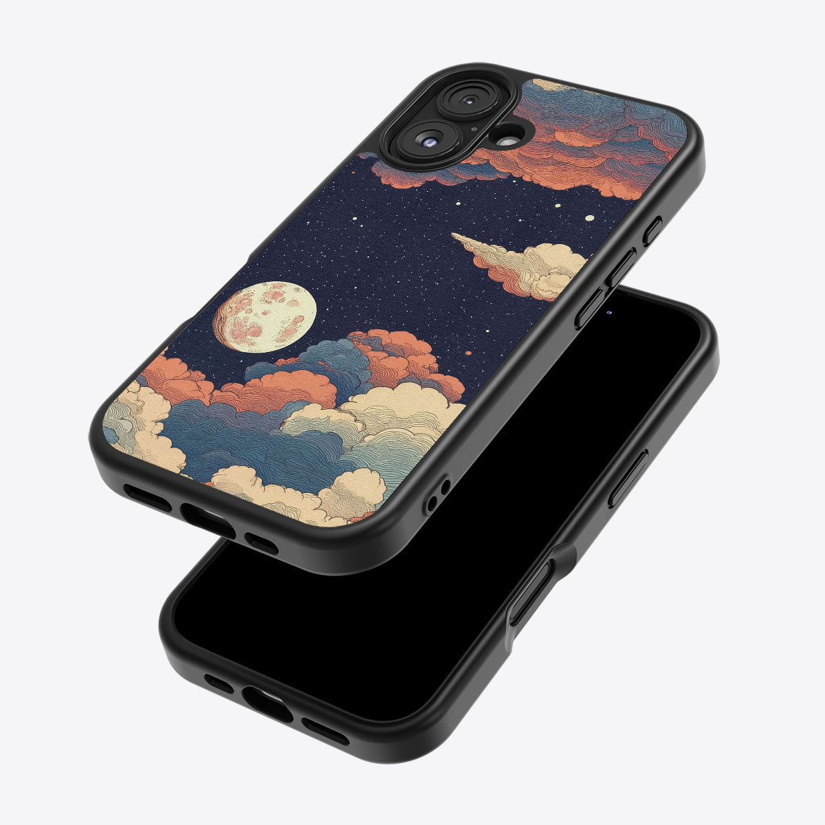 Blushed Moon - iPhone 16 Case #case type_core (magsafe), #case type_core (non magsafe)