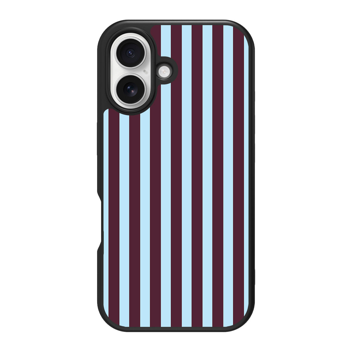 Cabernet Column design back view – iPhone 16 case