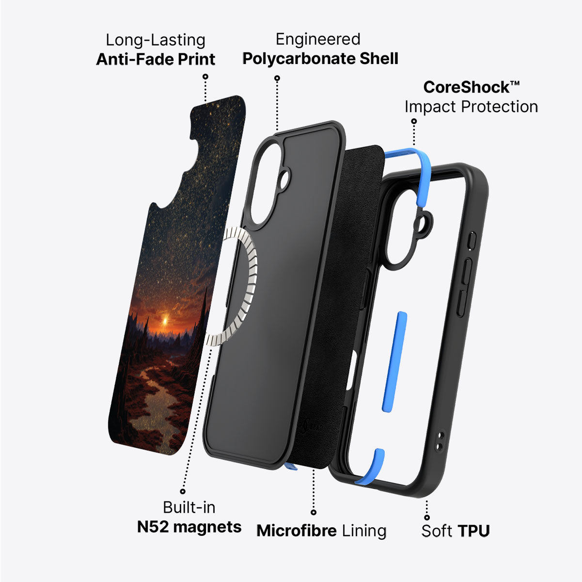 iPhone 16 Case with MagSafe – Desert Dusk
