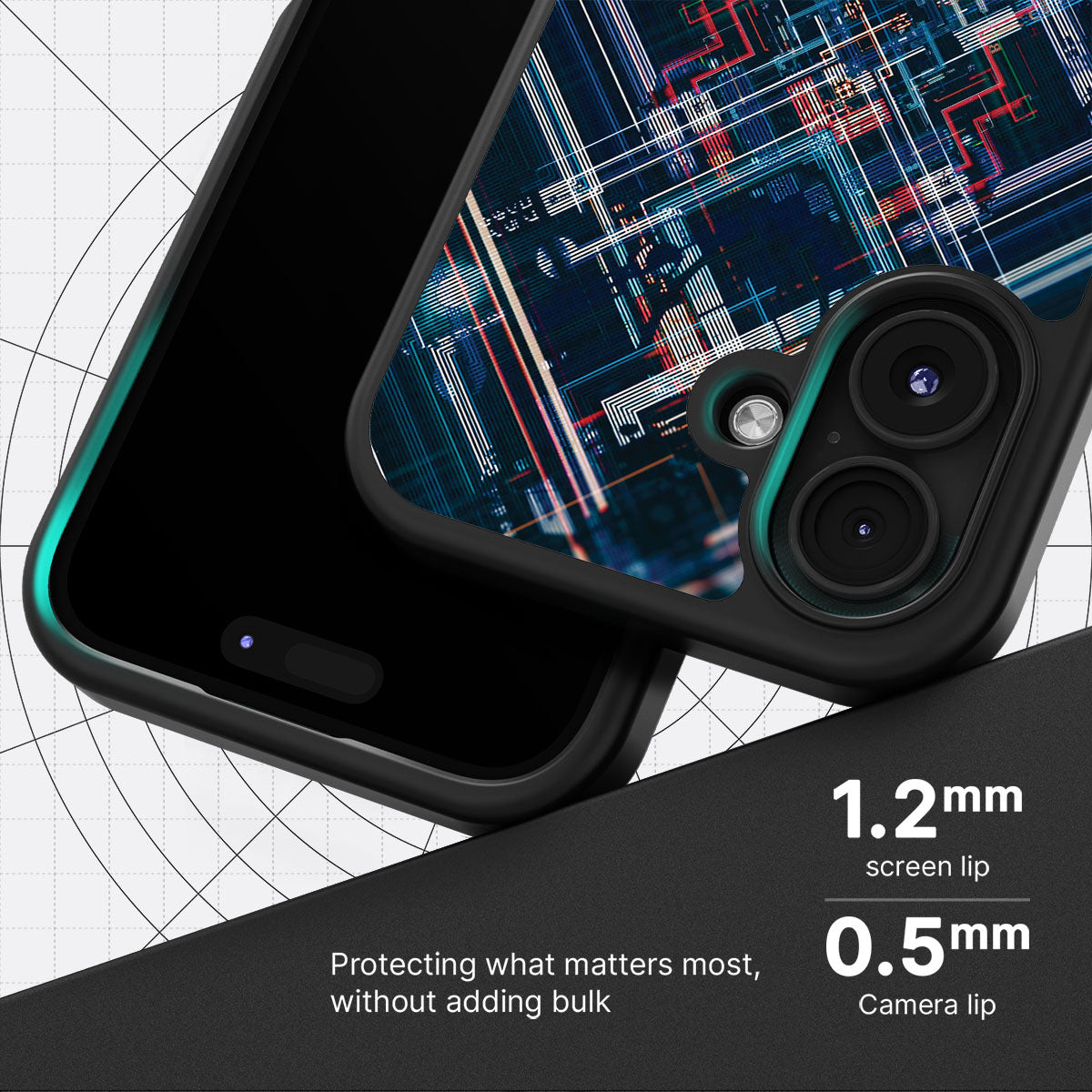 Electropolis - iPhone 16 Case #case type_core (magsafe), #case type_core (non magsafe)