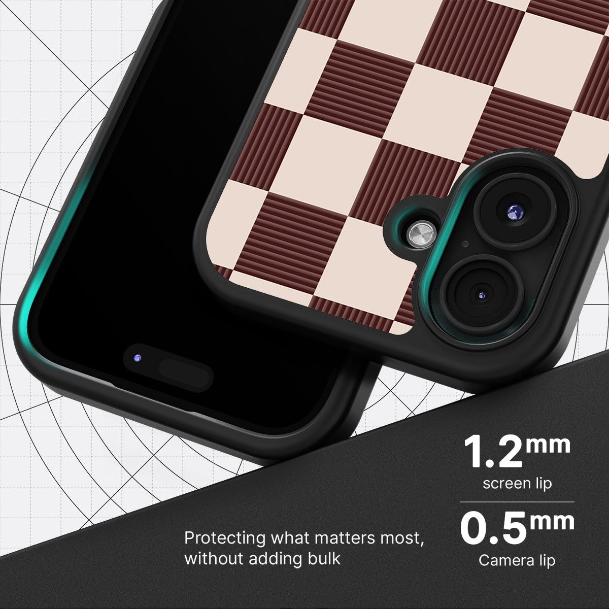 Elegance Espresso - iPhone 16 Case #case type_core (magsafe), #case type_core (non magsafe)