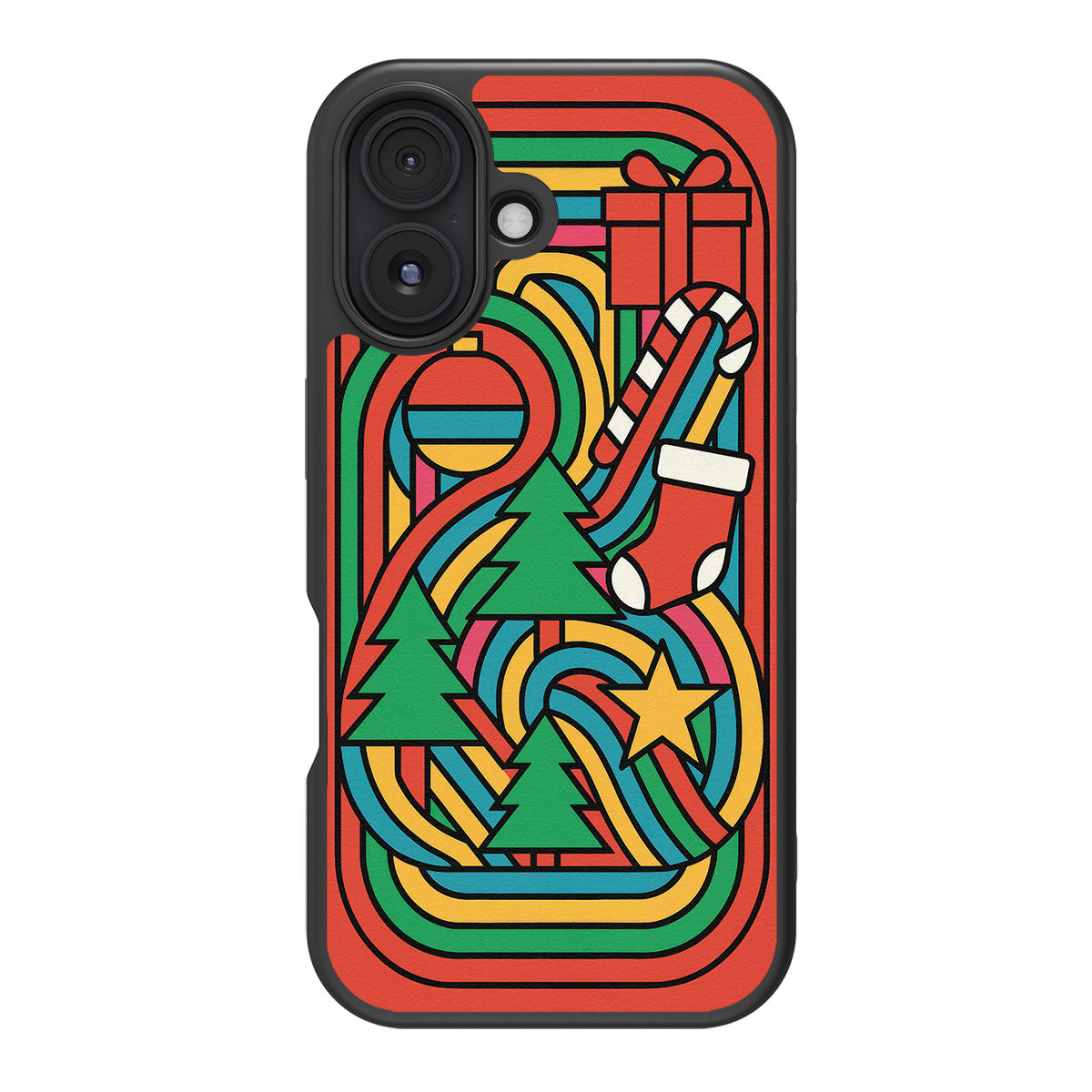 Feeling Festive - iPhone 16 Case #case type_core (magsafe), #case type_core (non magsafe)