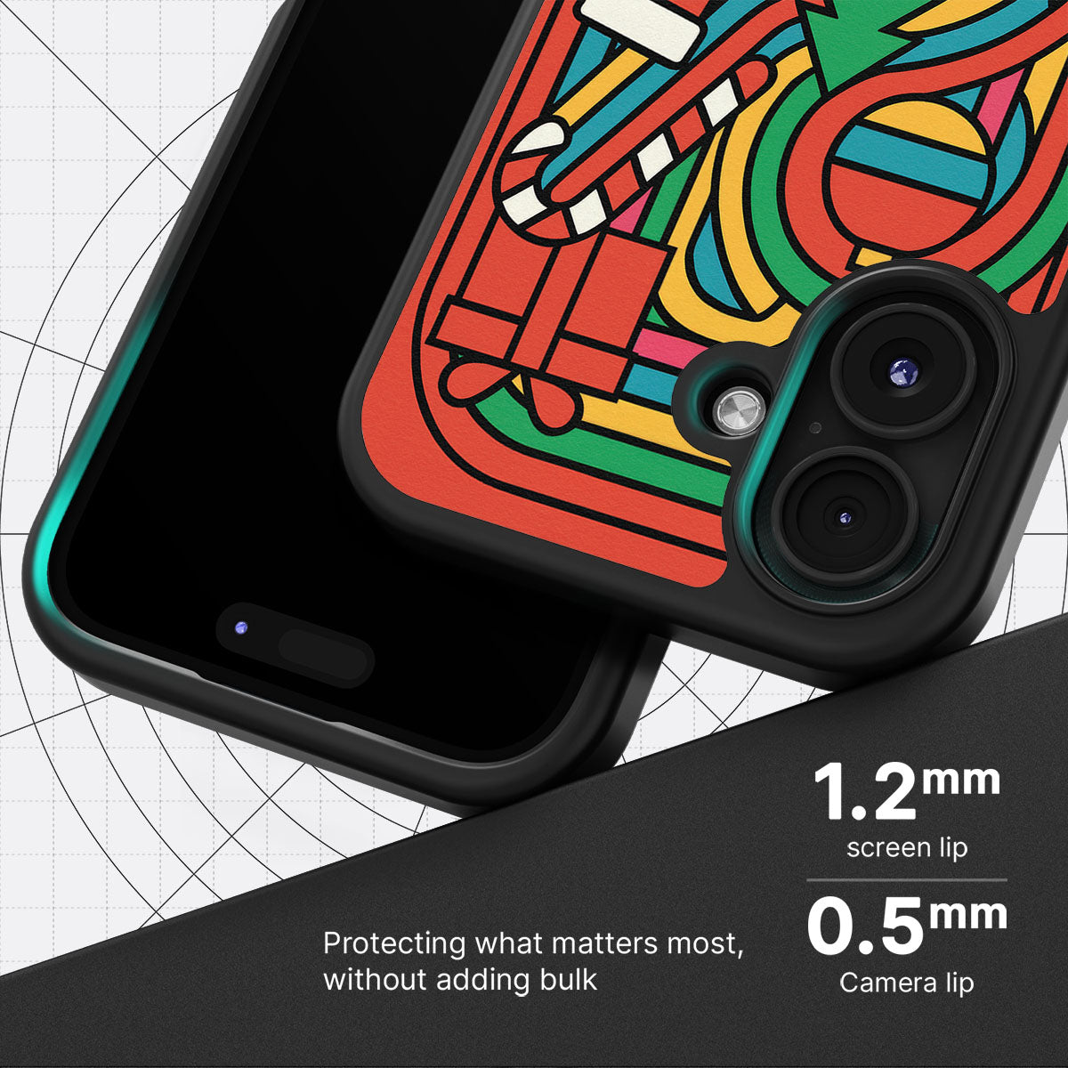 Feeling Festive - iPhone 16 Case #case type_core (magsafe), #case type_core (non magsafe)