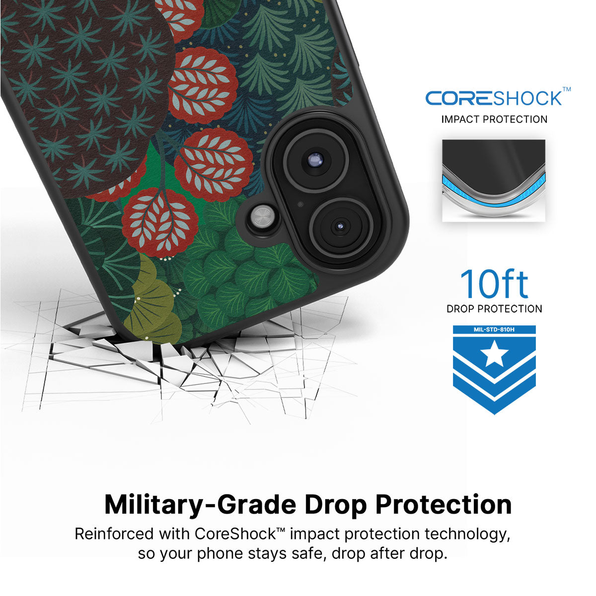 Flourishing Forests - iPhone 16 Case #case type_core (magsafe), #case type_core (non magsafe)