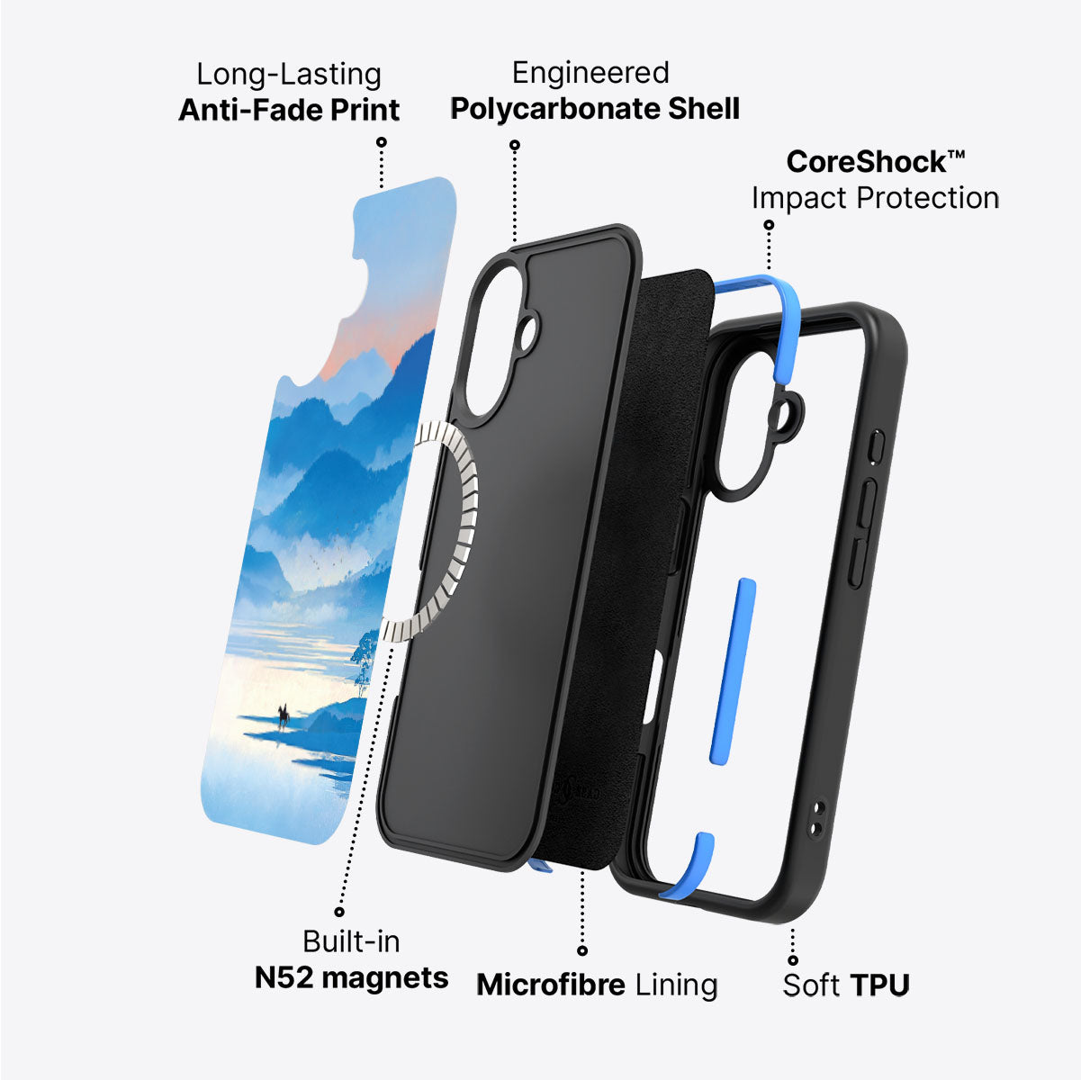 Globe Trotter - iPhone 16 Case #case type_core (magsafe)