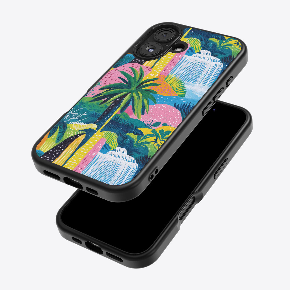 Lively Amazon iPhone 16 case – back and side view