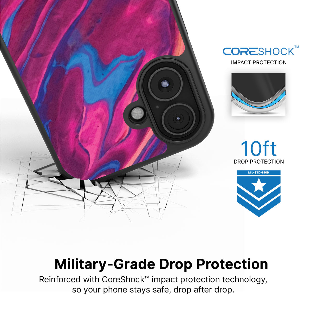 Luminous Lava - iPhone 16 Case, #case type_core (magsafe), #case type_core (non magsafe)