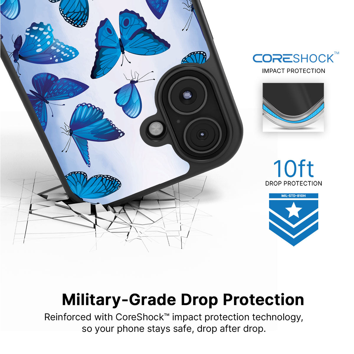 Magic Butterflies - iPhone 16 Case