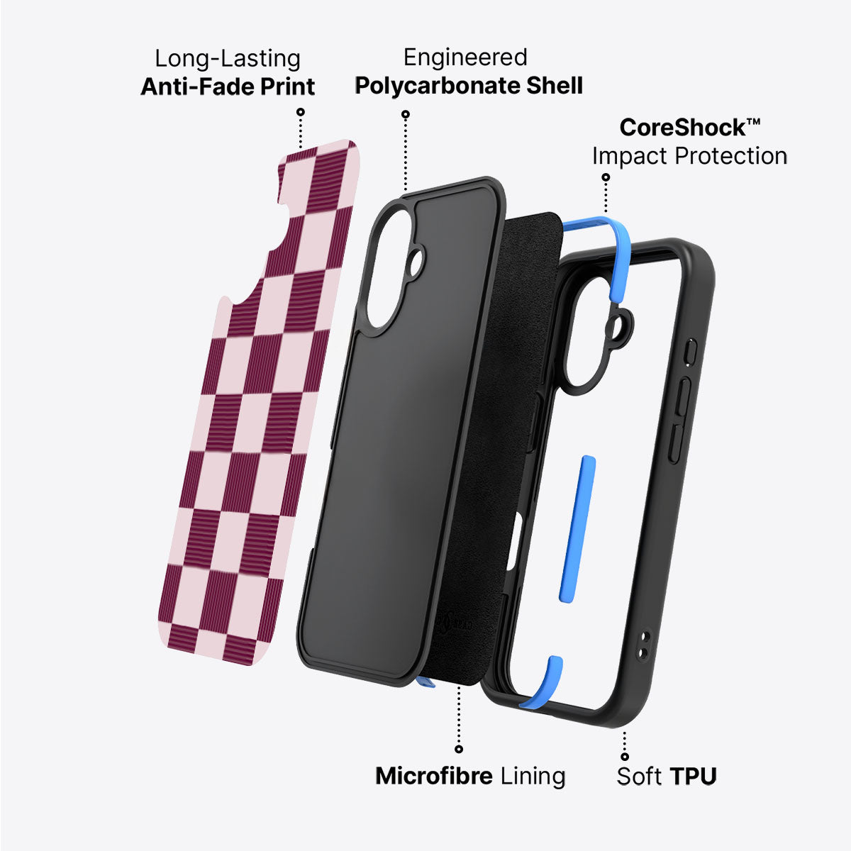 Majestic Mosaic - iPhone 16 Case #case type_core (non magsafe)