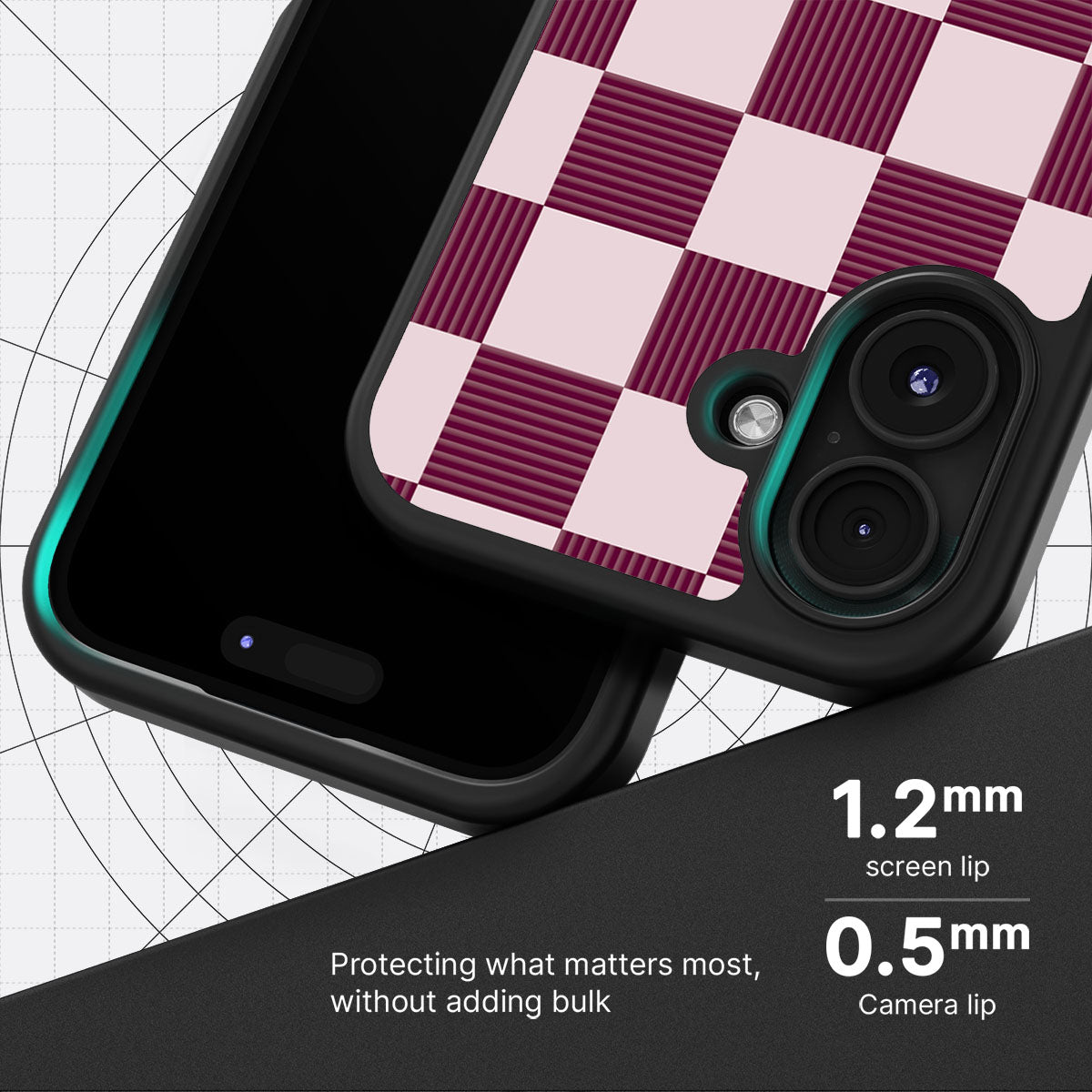 Majestic Mosaic - iPhone 16 Case #case type_core (magsafe), #case type_core (non magsafe)