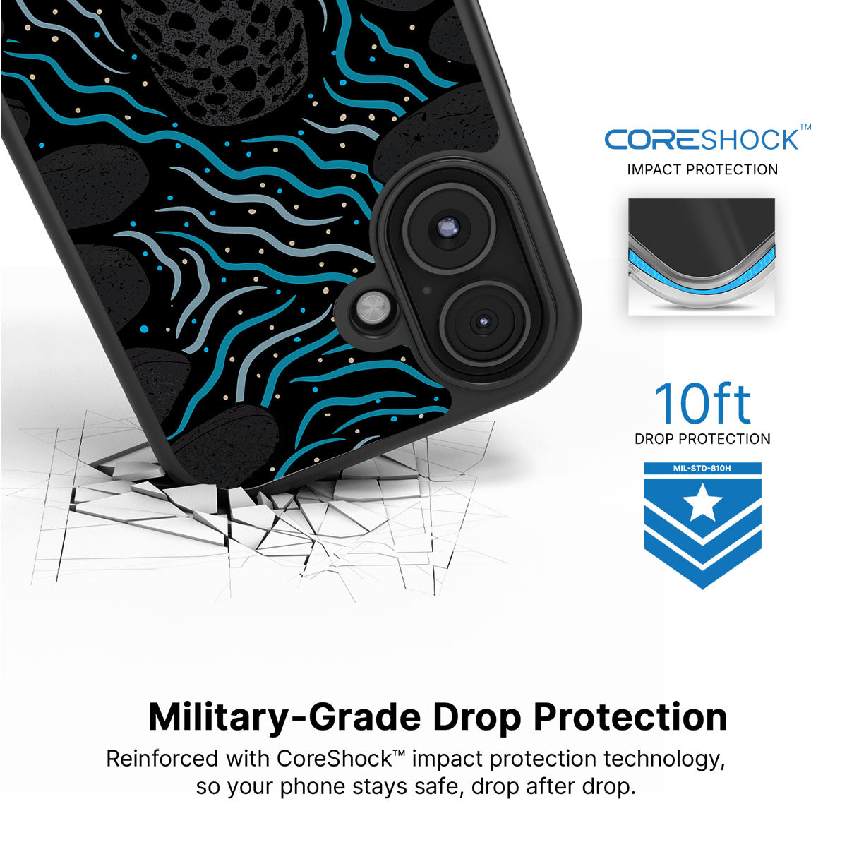 Midnight Panther - iPhone 16 Case, #case type_core (magsafe), #case type_core (non magsafe)