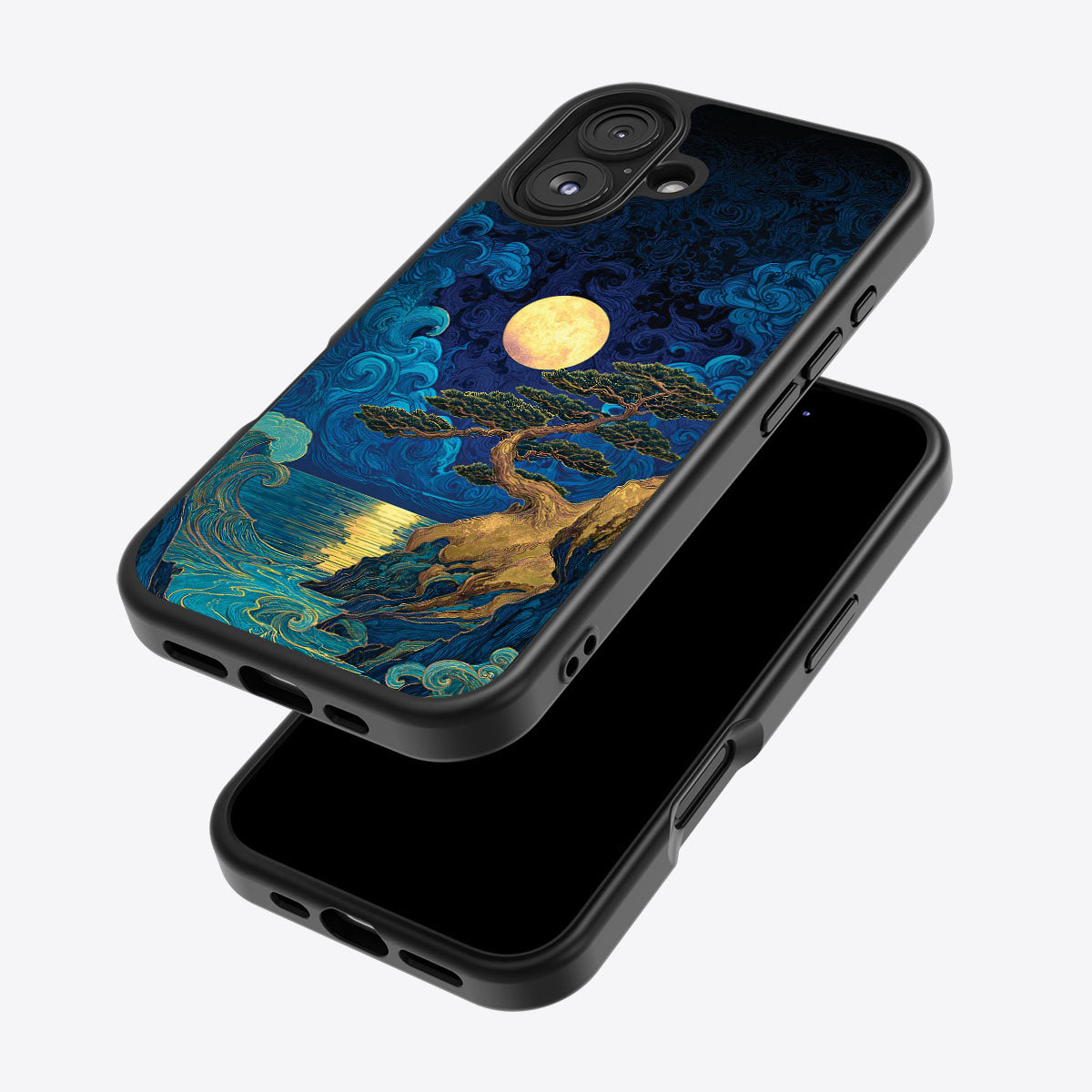 Moonlit Tide - iPhone 16 Case #case type_core (magsafe), #case type_core (non magsafe)