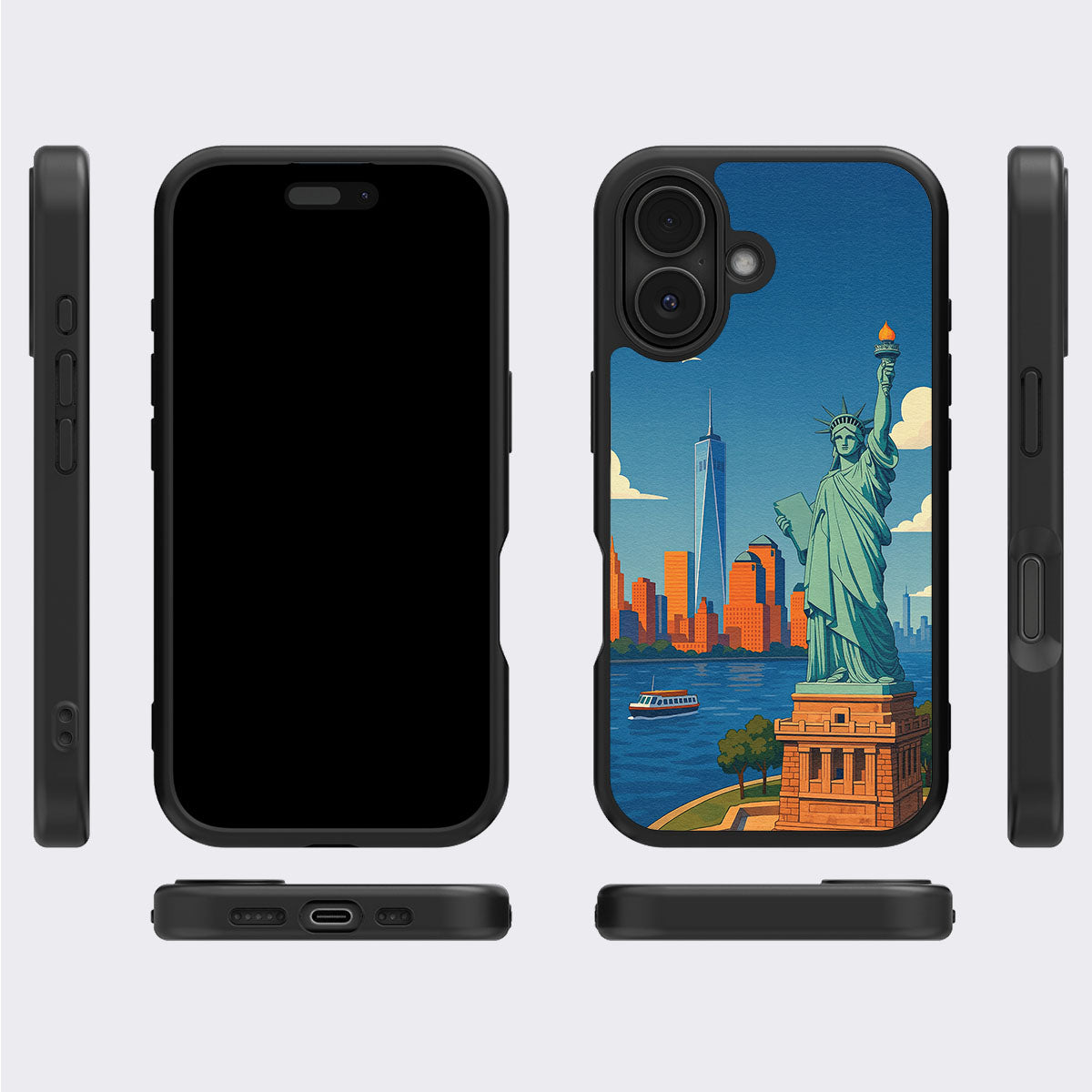 Newyork - iPhone 16 Case #case type_core (magsafe), #case type_core (non magsafe)