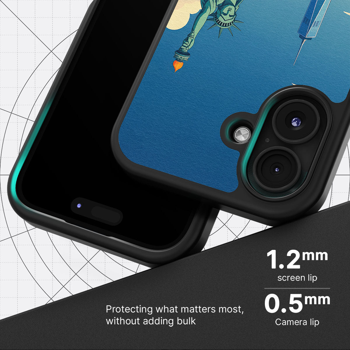 Newyork - iPhone 16 Case #case type_core (magsafe), #case type_core (non magsafe)