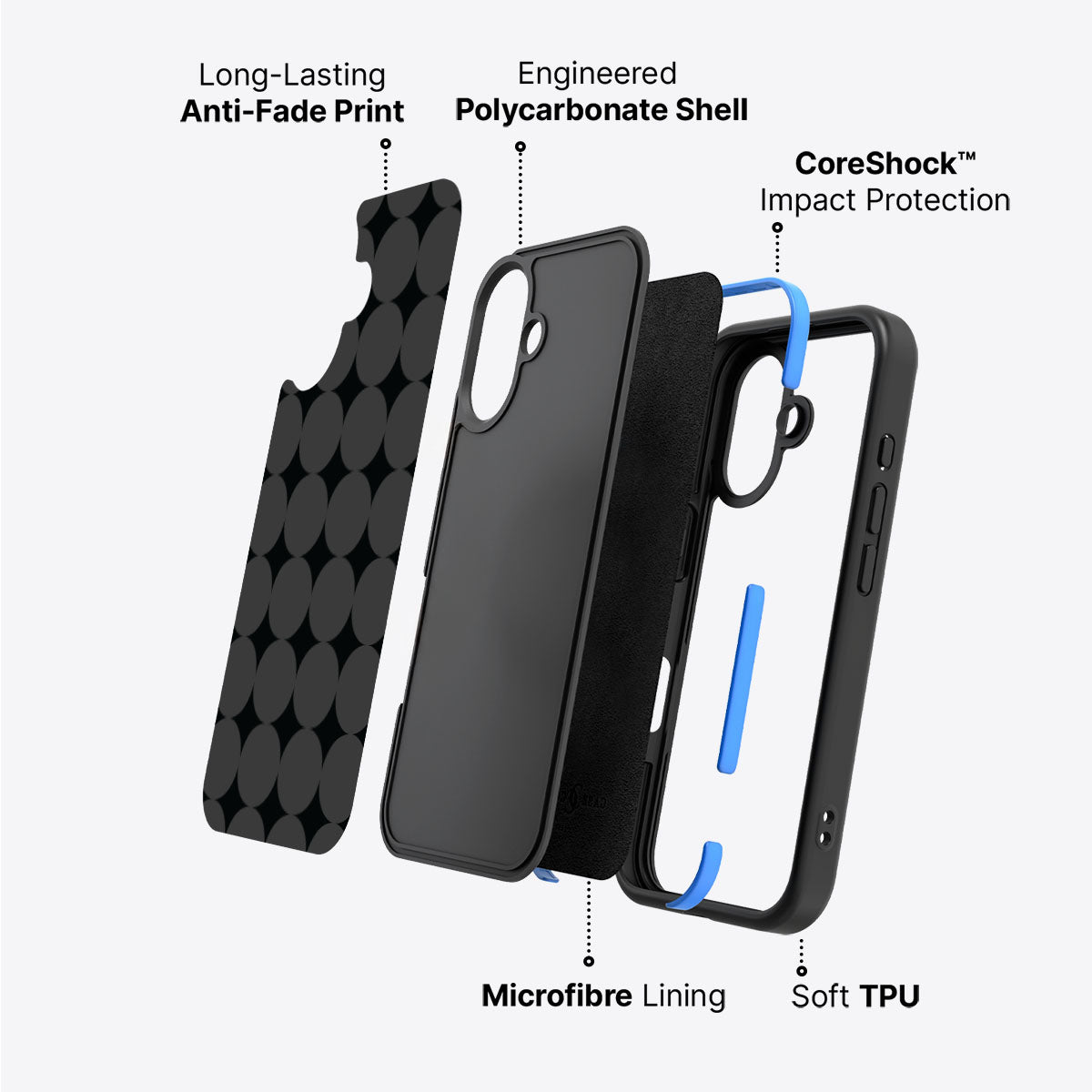 Night Eclipse - iPhone 16 Case #case type_core (non magsafe)