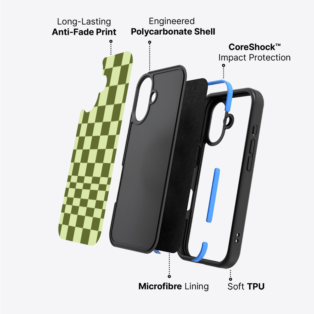 Olive Meadow - iPhone 16 Case