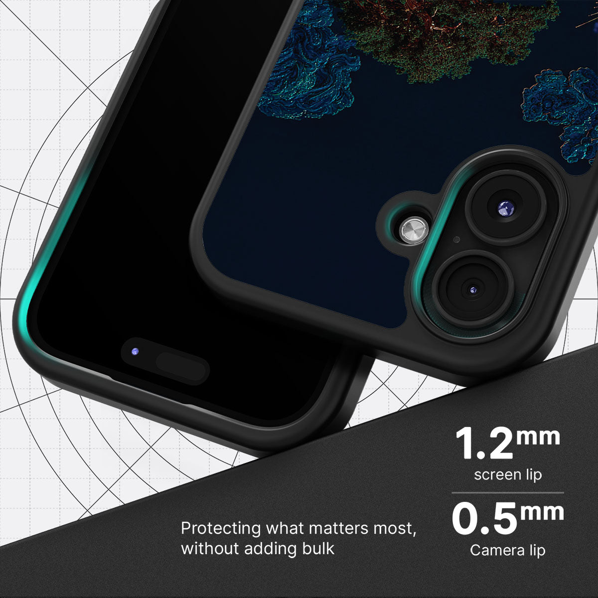 Quiet Moon - iPhone 16 Case #case type_core (magsafe), #case type_core (non magsafe)