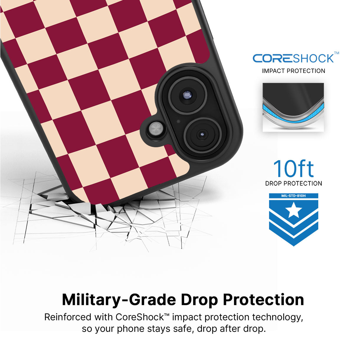 Rouge Board - iPhone 16 Case