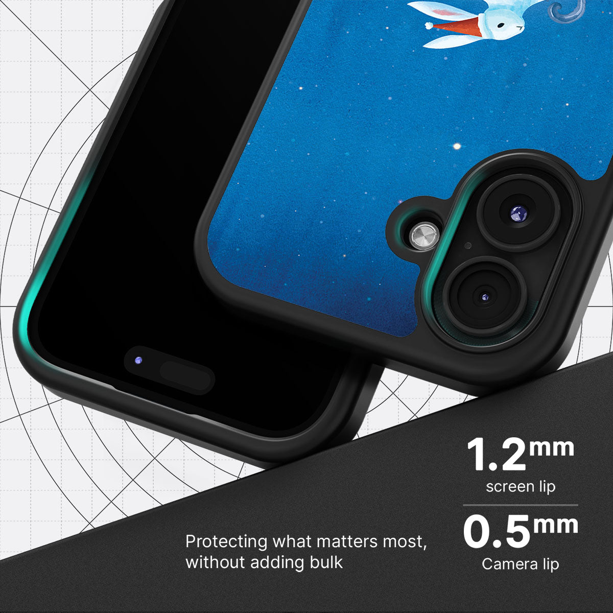 Santa Bunny - iPhone 16 Case #case type_core (magsafe), #case type_core (non magsafe)